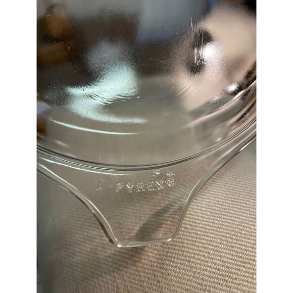 Pyrex Cinderella Casserole Dish with Lid Used Pink Gooseberry Round 473 1 QT 36 - Picture 9 of 16